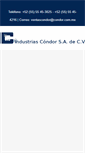Mobile Screenshot of condor.com.mx