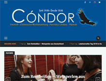 Tablet Screenshot of condor.cl