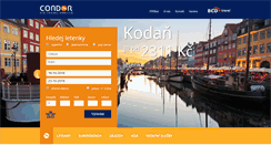 Desktop Screenshot of condor.cz