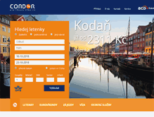 Tablet Screenshot of condor.cz