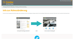 Desktop Screenshot of joint-training.condor.de